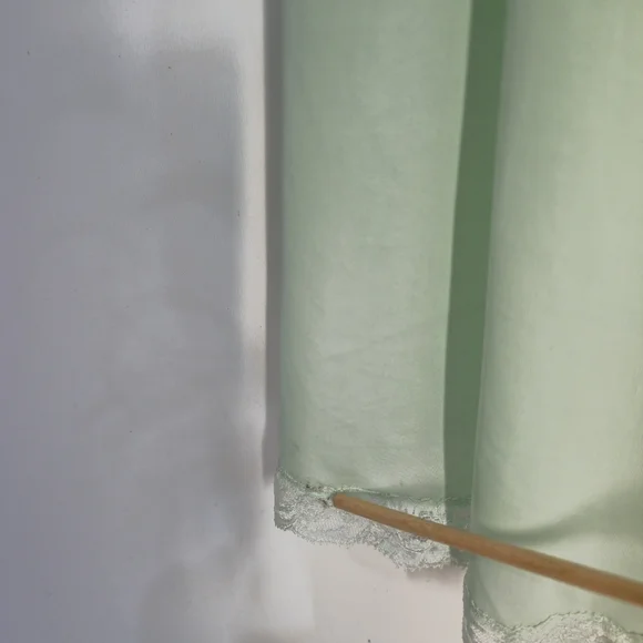 Vintage Shadowline Green Embroidered Sleeveless Nightgown Medium *NEVER WORN - Picture 9 of 9